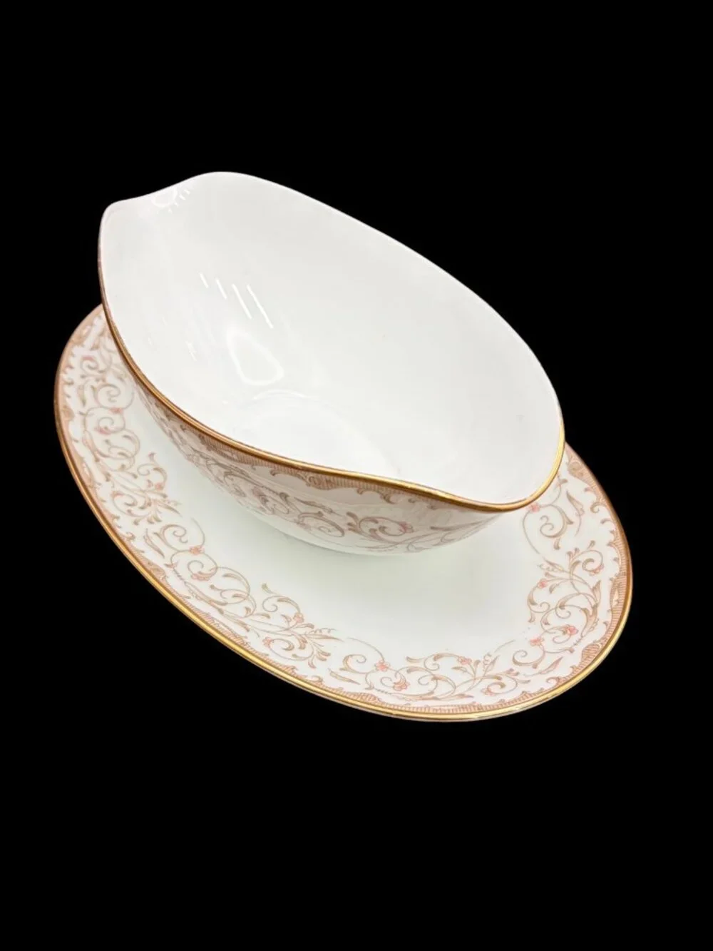 Vintage Noritake Rochelle 5805 Gravy Boat & Underplate Set – Japan Fine China